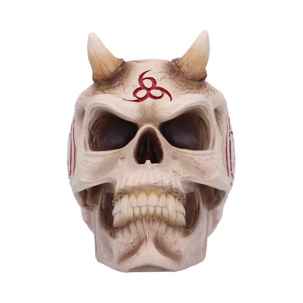 666 Skull by James Ryman 20cm