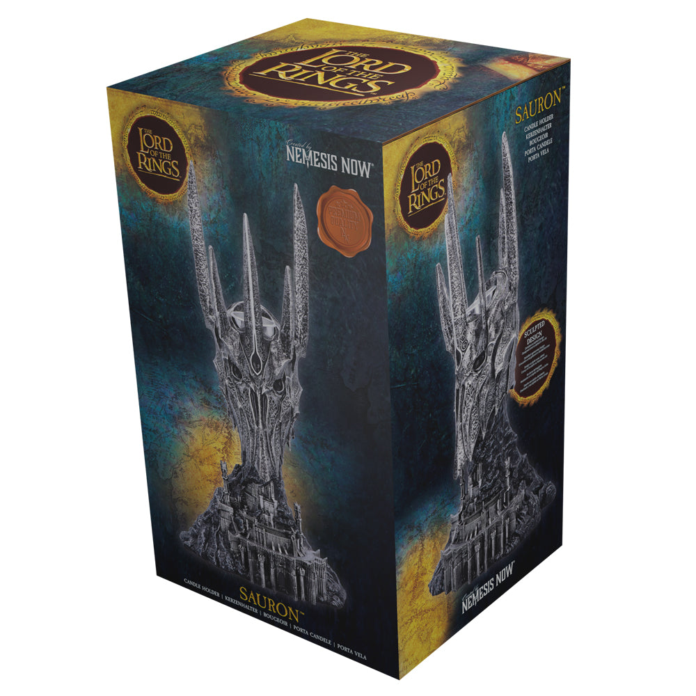 Lord of the Rings Sauron Tea Light Holder pakaging box detail