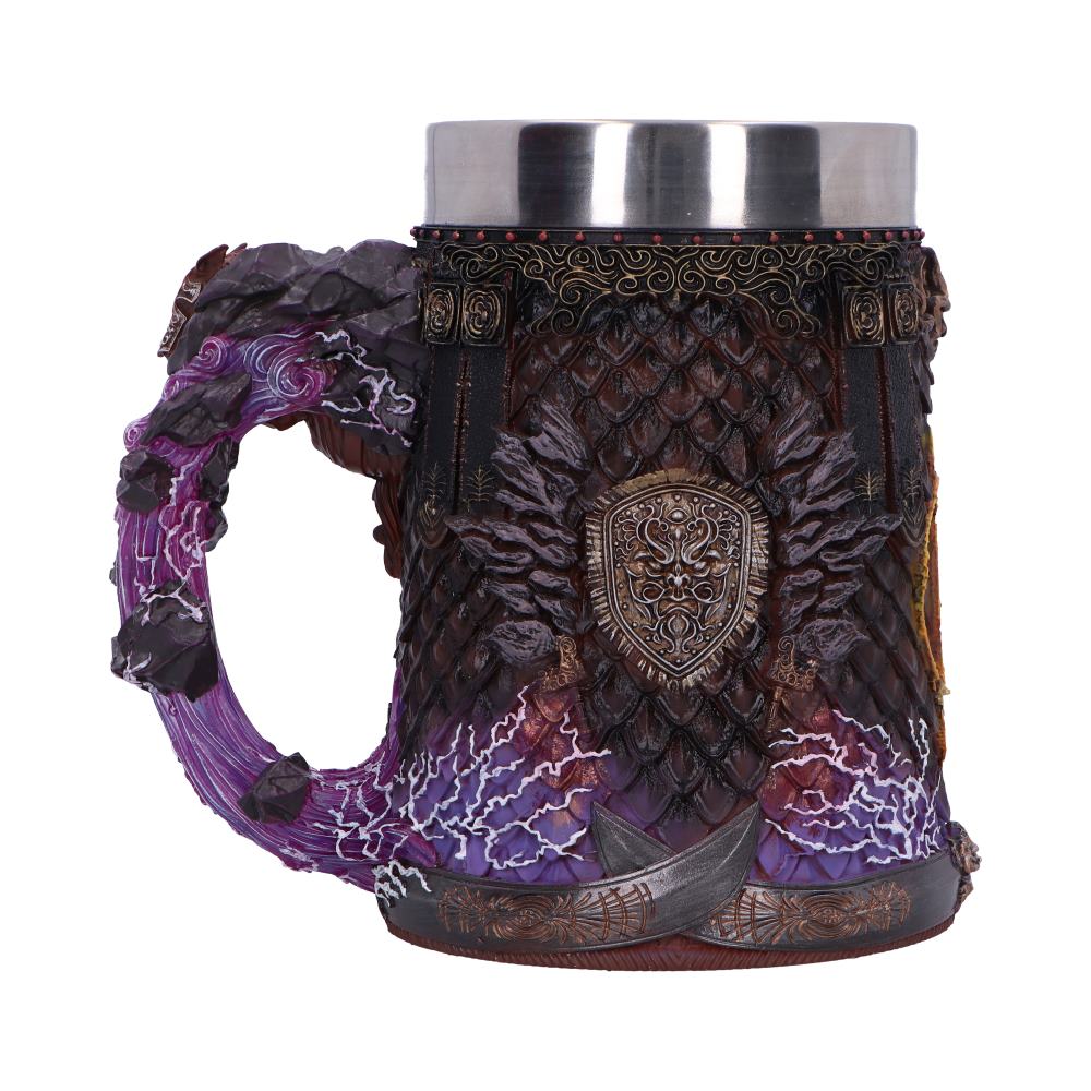 Leonard and gravity sorcery detail on tankard