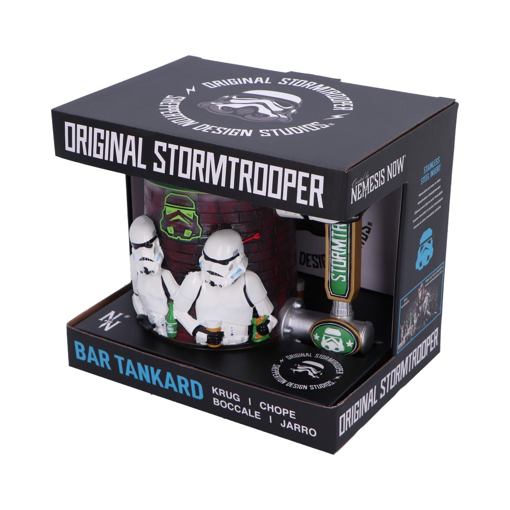 Original Stormtrooper Bar Tankard packaging box with logo