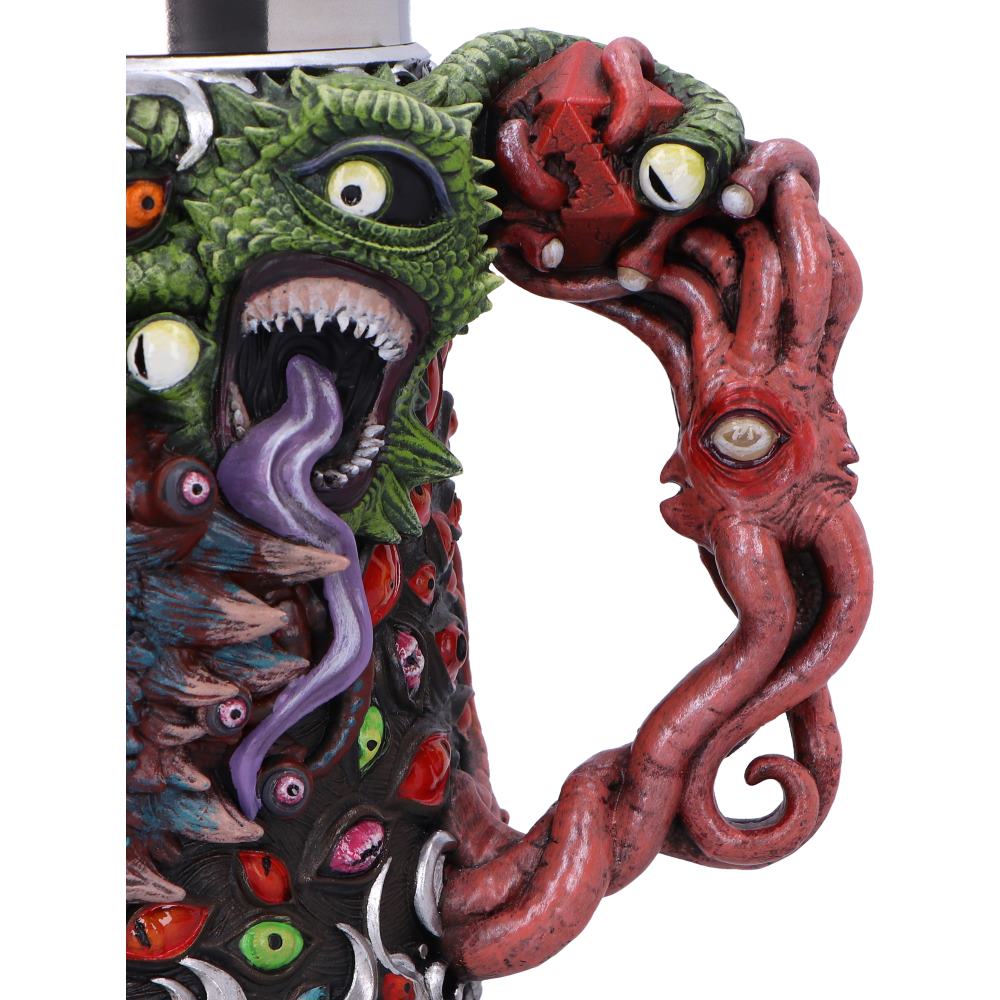 Close-up of Dungeons & Dragons Beholder Tankard handle