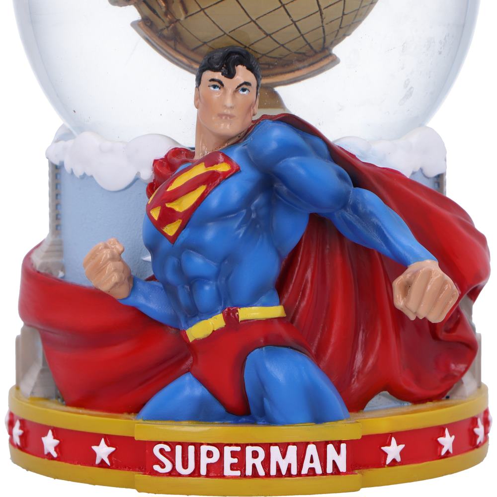 Superman Metropolis resin snow globe
