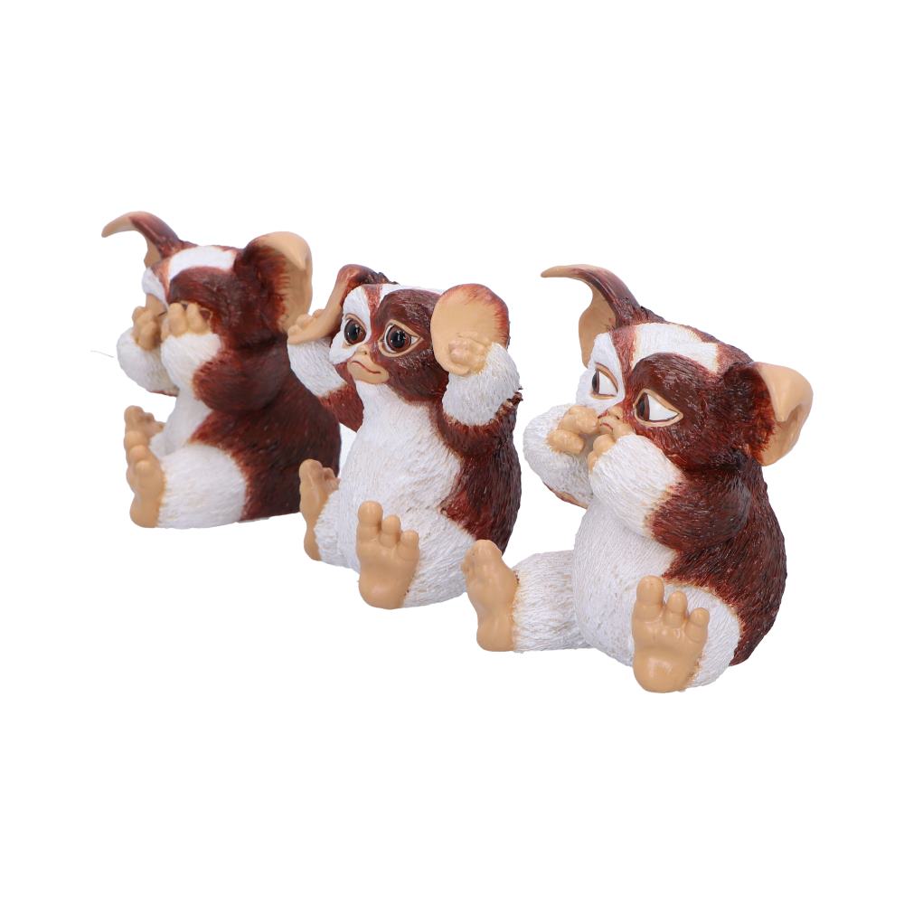 Officially detailed hand painted Three Wise Gizmo resin collectible figurines