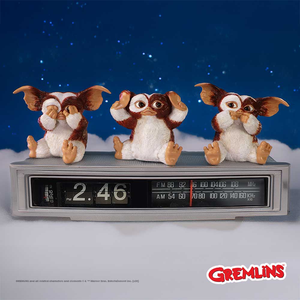 Gremlins Three Wise Gizmo display set