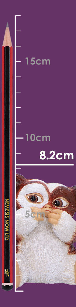 Detailed Three Wise Gizmo resin figurines size detail