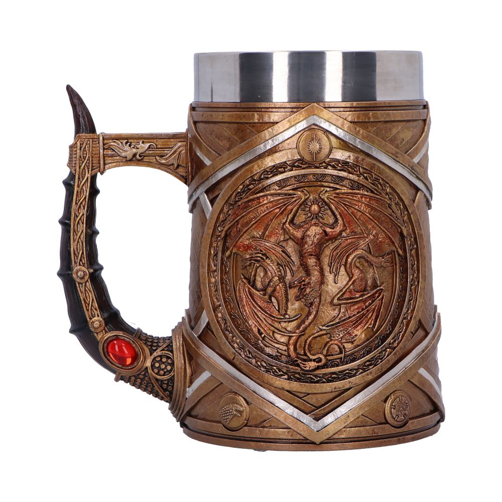 House of the Dragon Targaryen Crown and Dagger Tankard 16cm