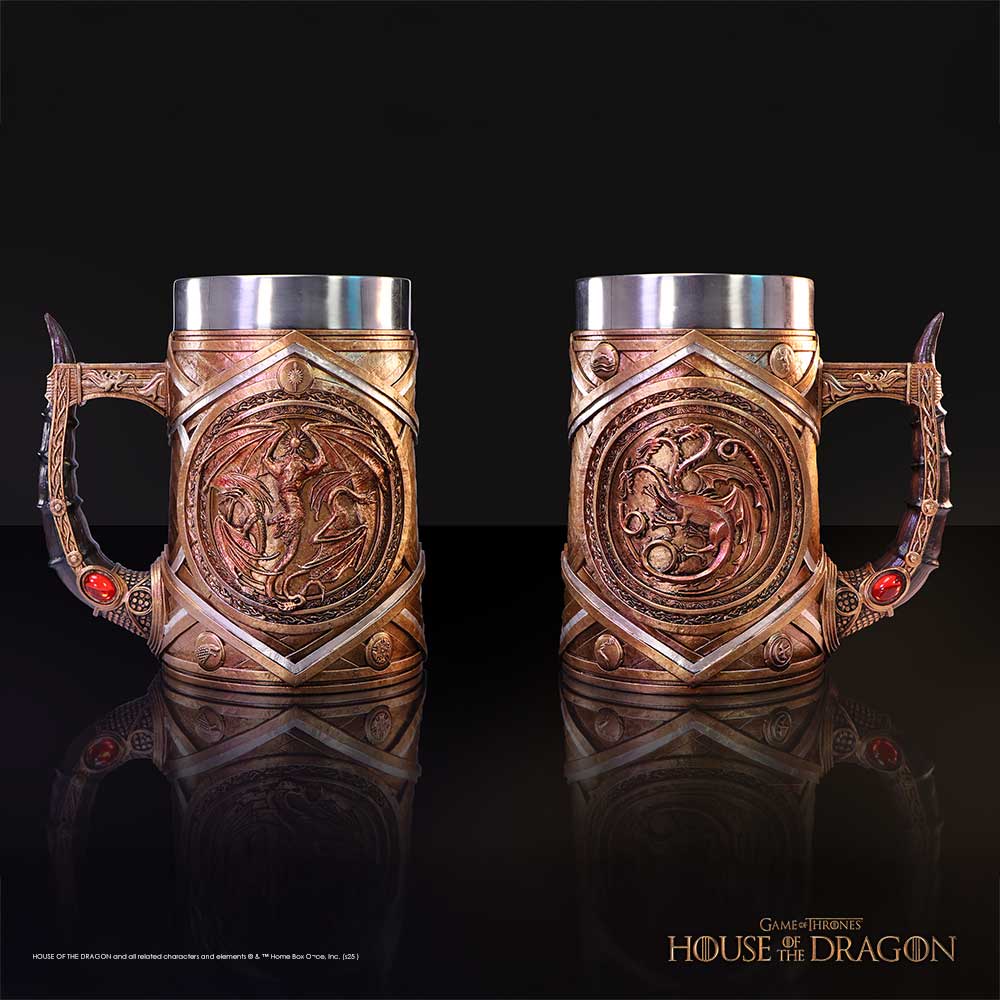 House of the Dragon Targaryen Crown and Dagger Tankard 16cm
