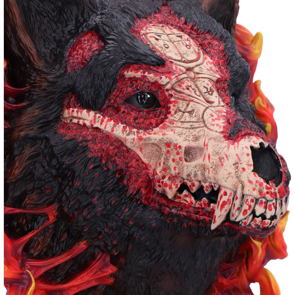 Hand-painted Diablo IV gothic fantasy plaque