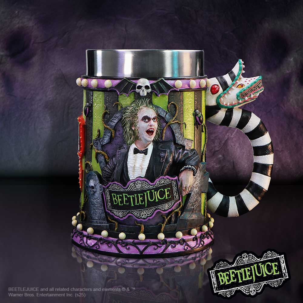 Official Beetlejuice display collecticbe tankard