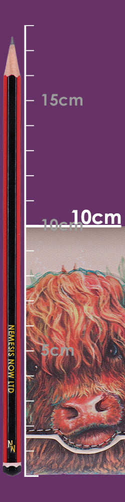 Highland Cow Embossed Purse 10cm