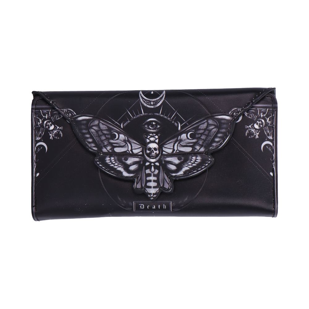 Death’s Head Moth Embossed Purse 18.5cm