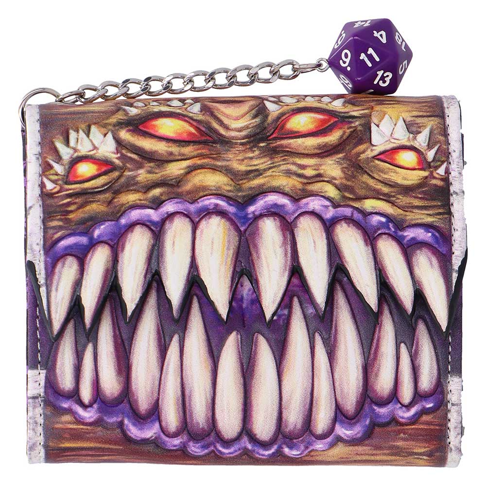 Dungeons and Dragons Mimic wallet embossed creature design