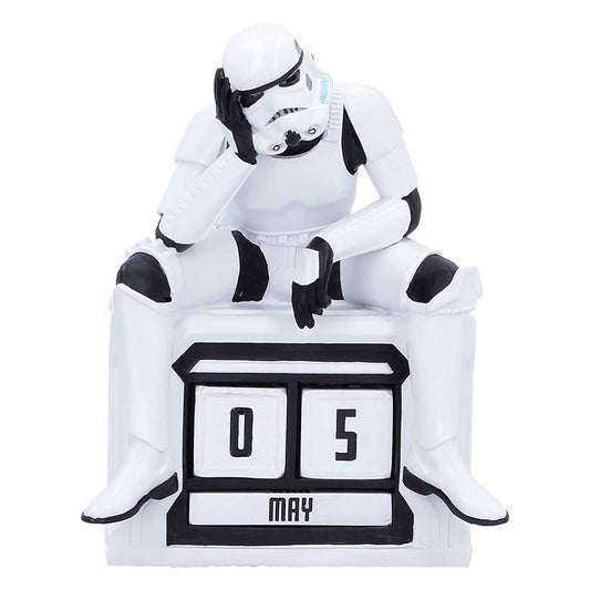 Stormtrooper What a Day perpetual calendar 14cm Star Wars decor