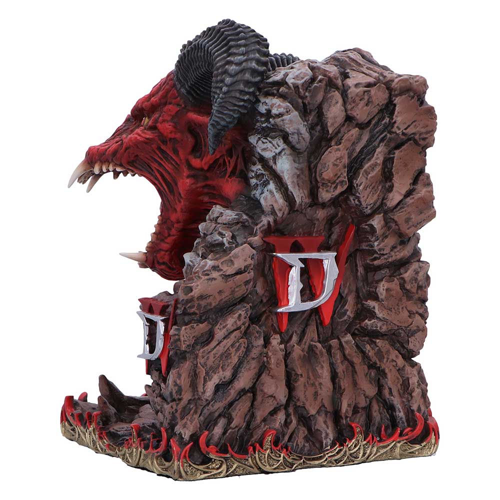 Back view of Diablo® IV Minion of Hell Bookend