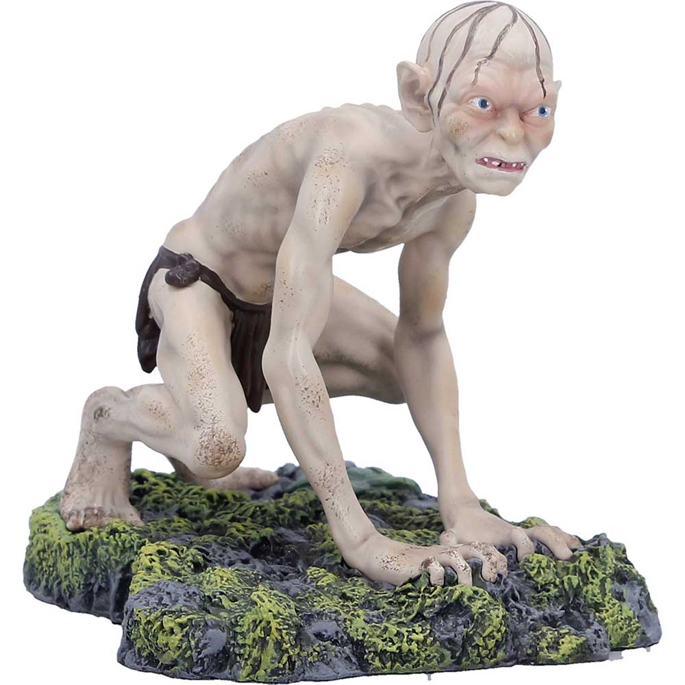 Close-up of Sméagol figurine expression detail