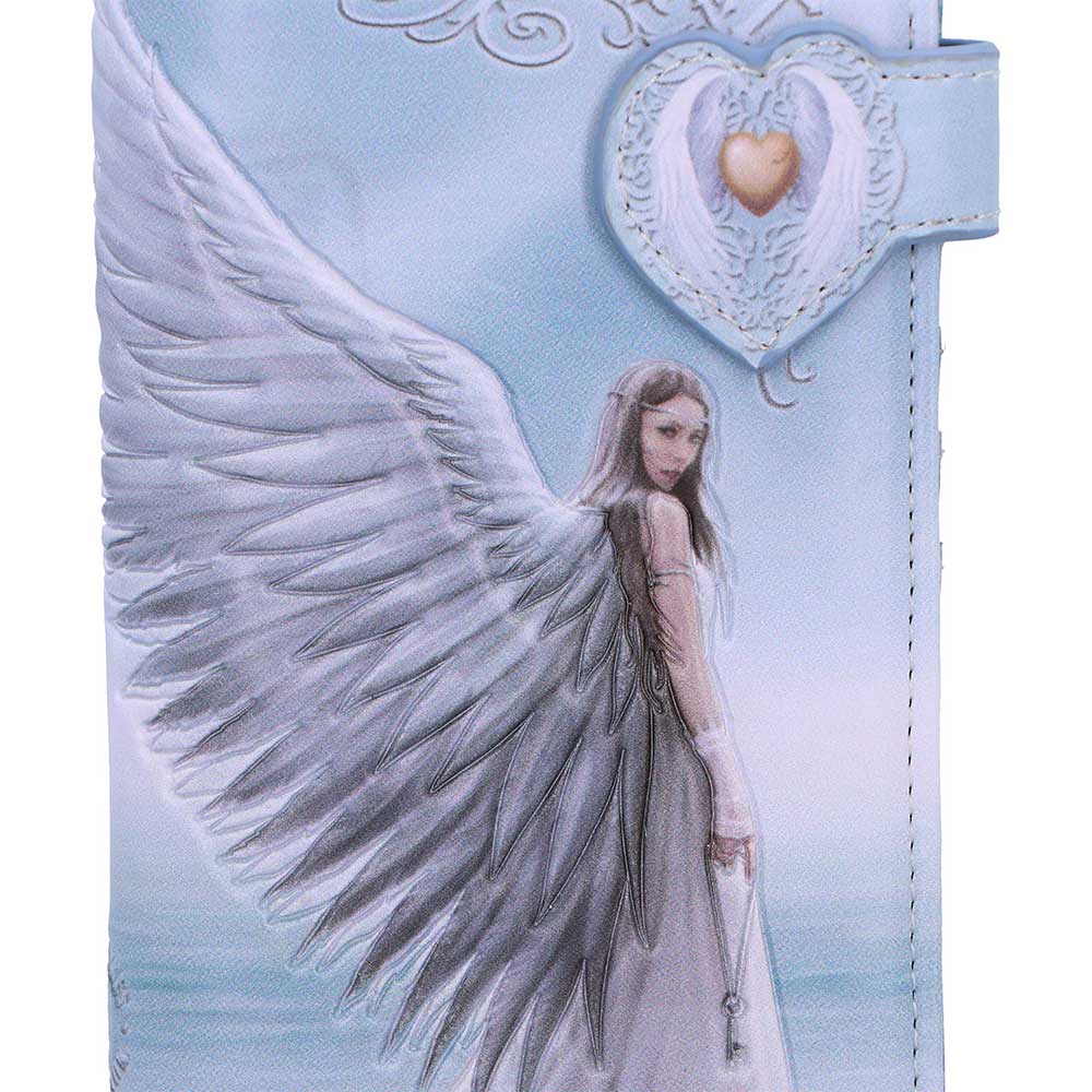 Gothic fantasy purse white winged angel