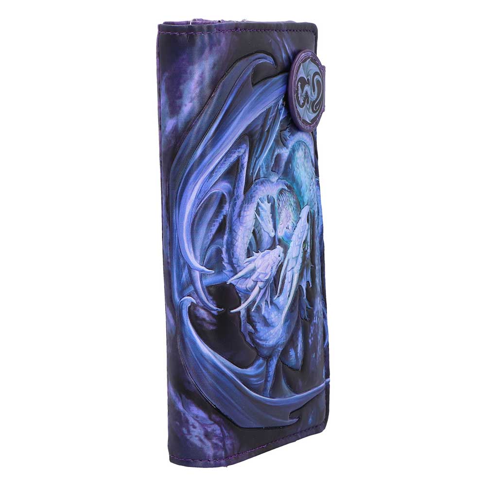 Blue dragon fantasy purse Anne Stokes artwork