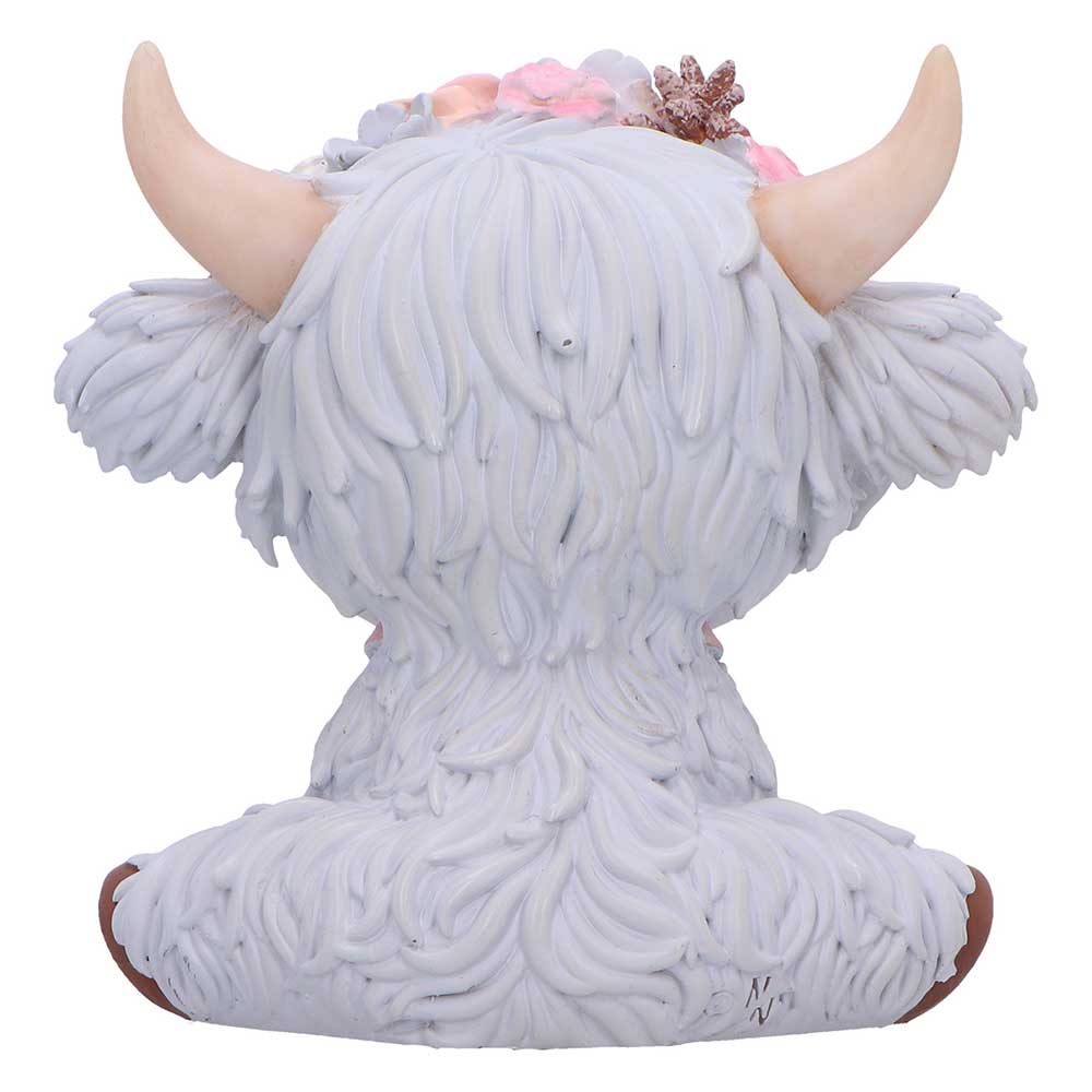 Cute grey animal cow collectible
