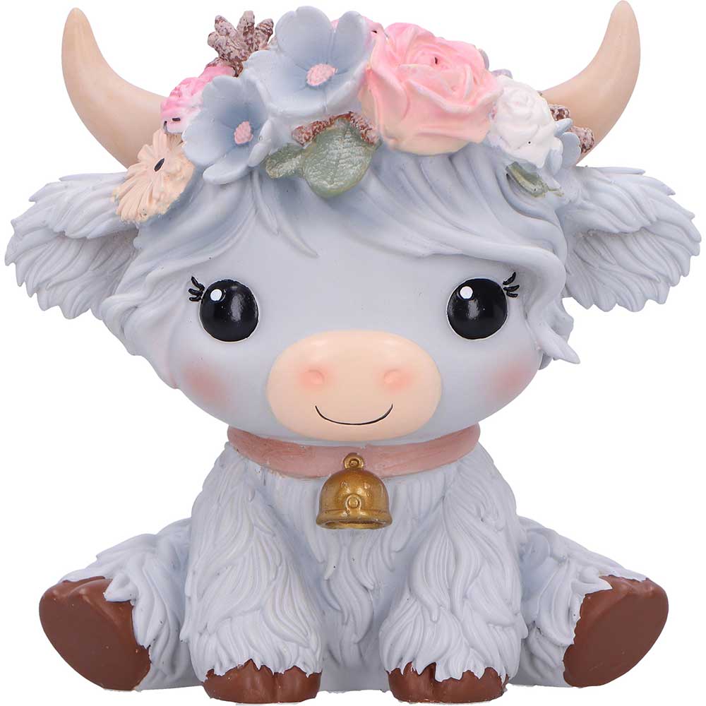 Quirky cow home decor figurine