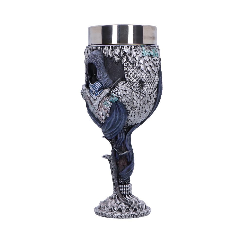 Fantasy goblet side view showing sculpted blade handle