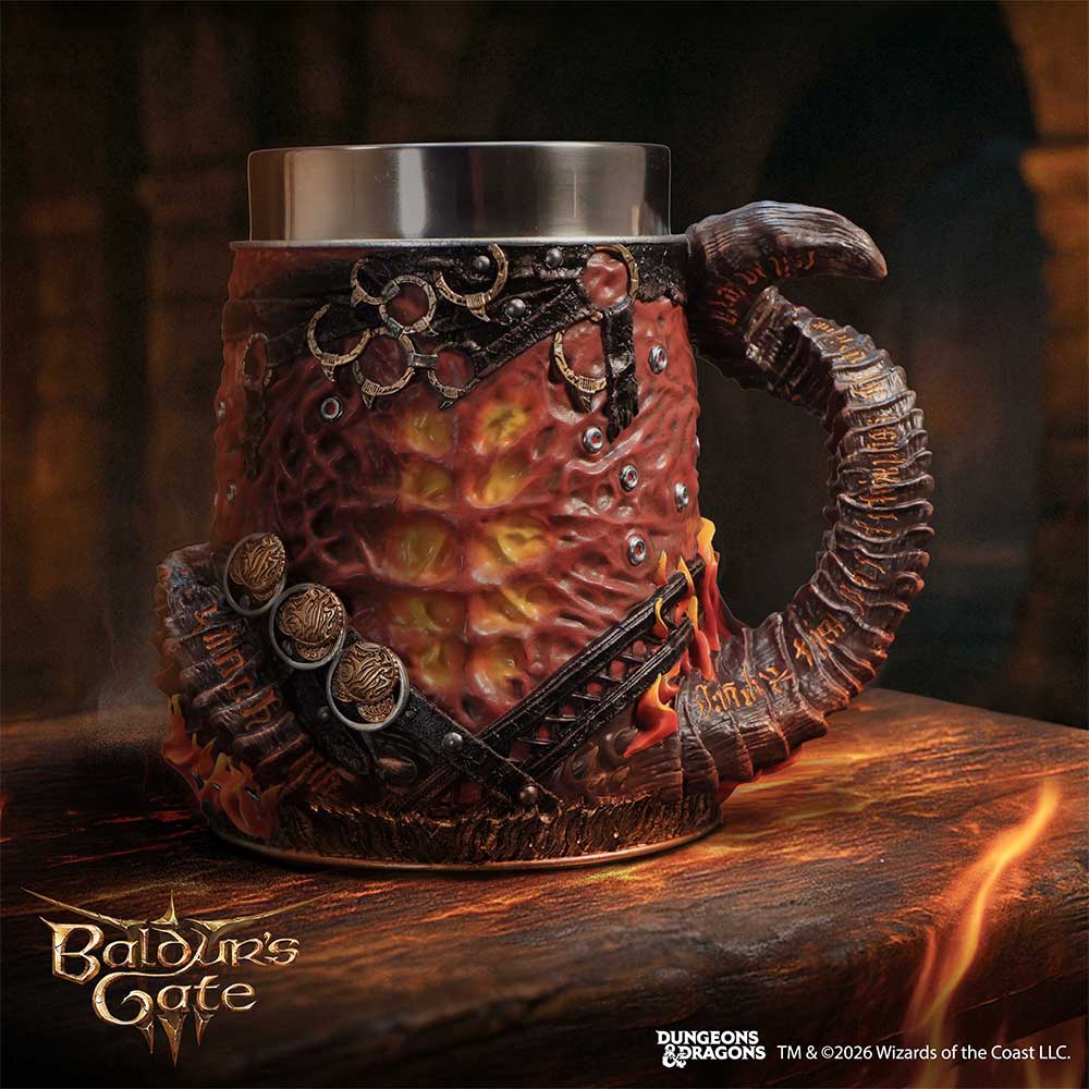 Infernal Baldur’s Gate tankard full display