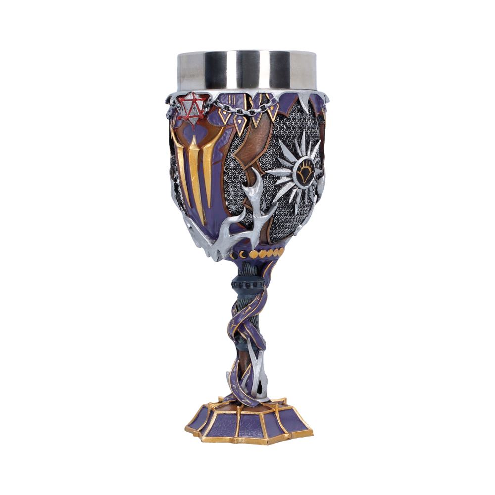Fantasy goblet side view showing Baldur’s Gate design