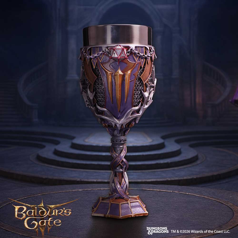 Gothic fantasy collectible goblet for RPG fans