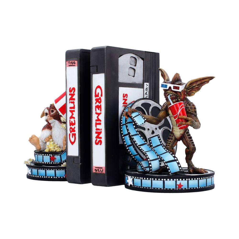 Gremlins VHS bookends side view showing detail