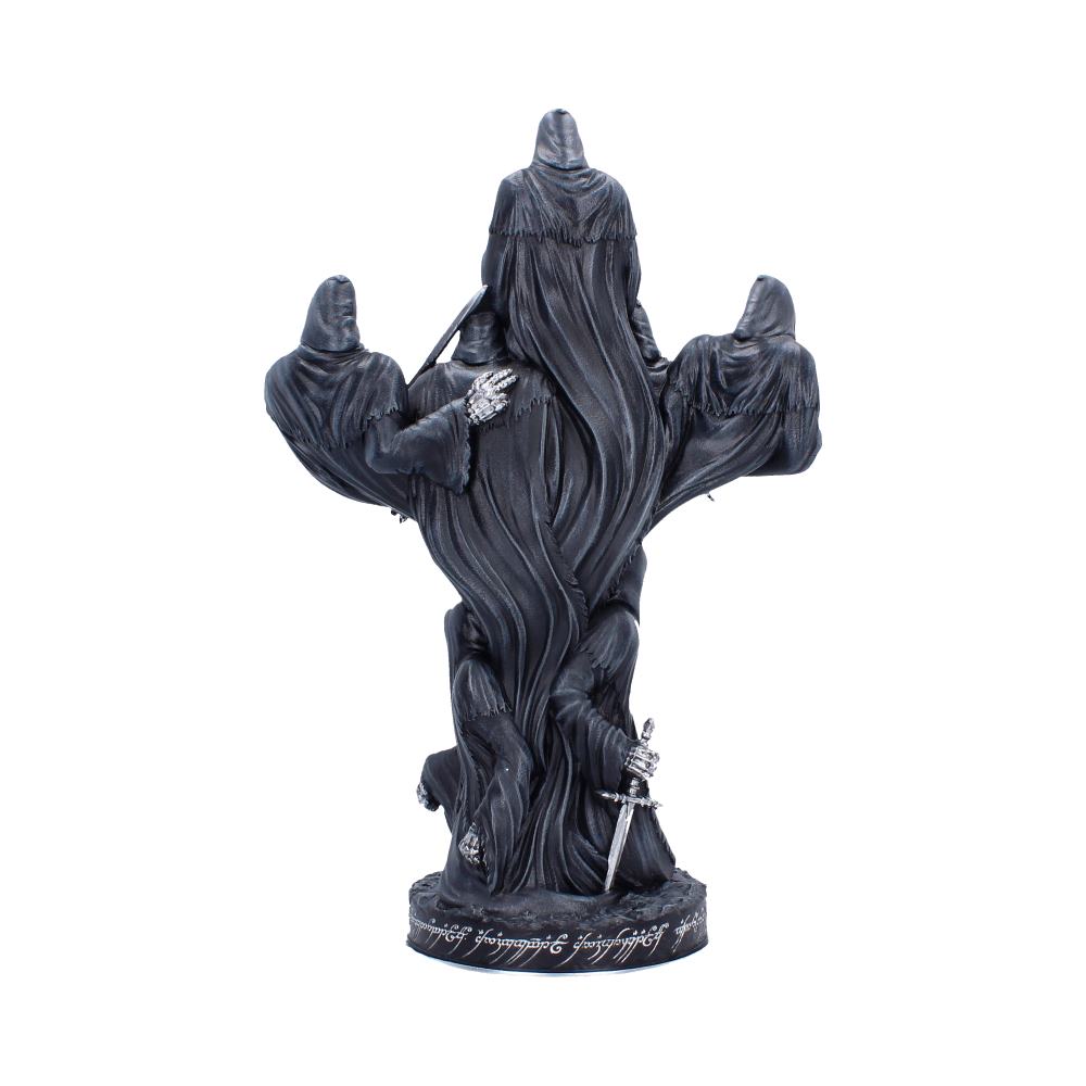 Lord of the Rings Dark fantasy statue back view with intricate design