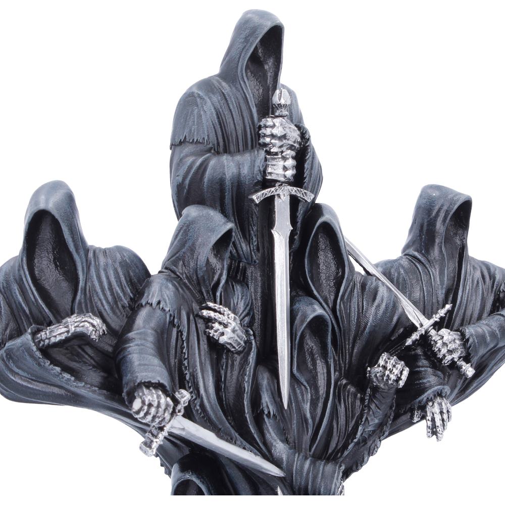 Close-up of Ringwraith faces and dark robes