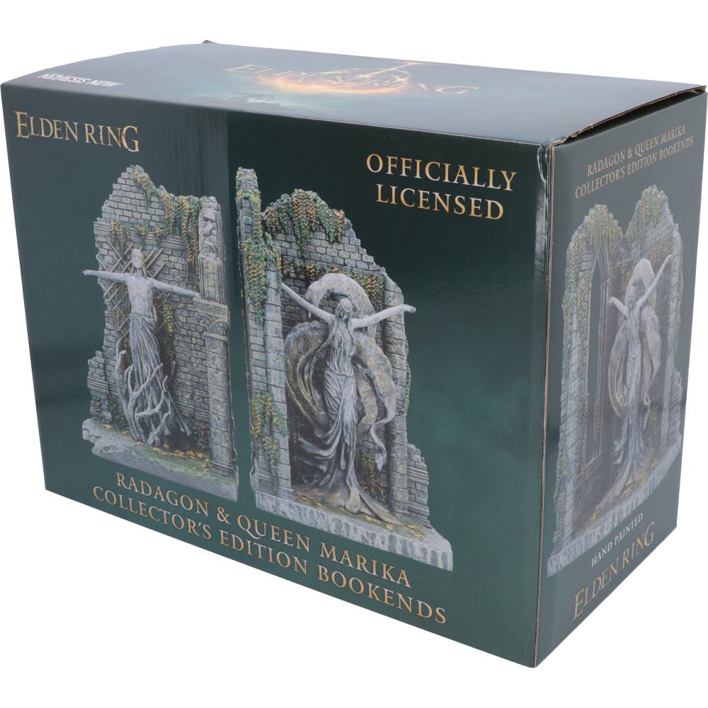 Elden Ring Radagon and Marika bookends in gift box