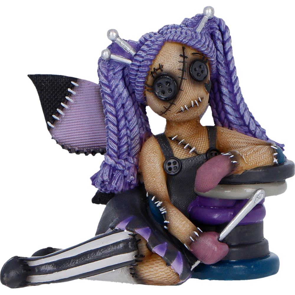 Hand-painted gothic Stitchlings figurine design