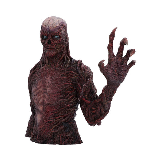 Stranger Things Vecna Bust 29.5cm featuring Vecna's grotesque upper torso, piercing eyes, Upside Down tendrils and raised clawed hand.
