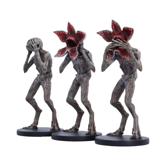 Stranger Things Three Wise Demogorgons showing their distinctive sculpted designs
