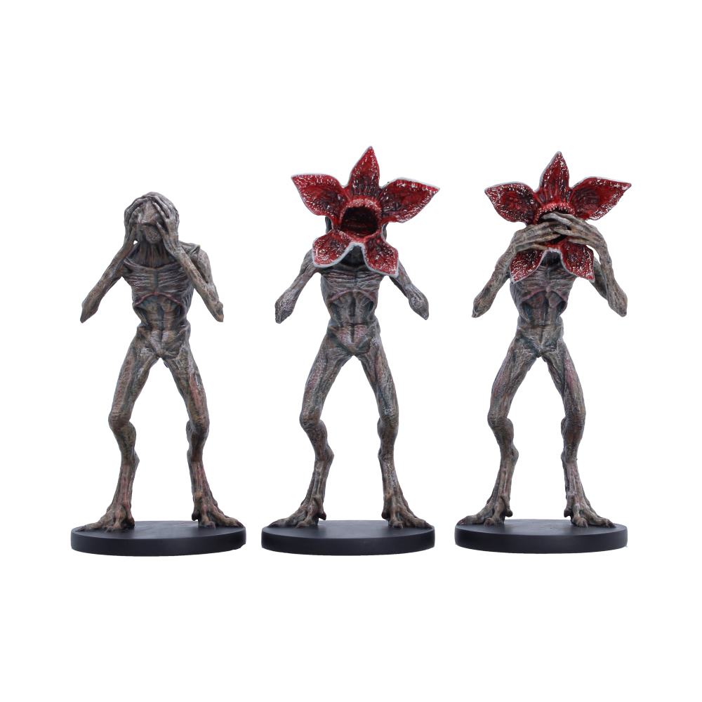 Stranger Things Three Wise Demogorgons figurine set 16.3cm by Nemesis Now