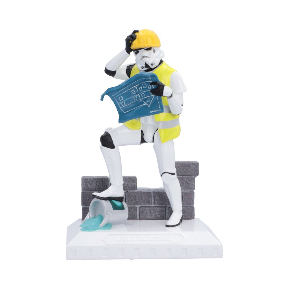 Original Stormtrooper Hit a Brick Wall Figurine 17.5cm by Nemesis Now