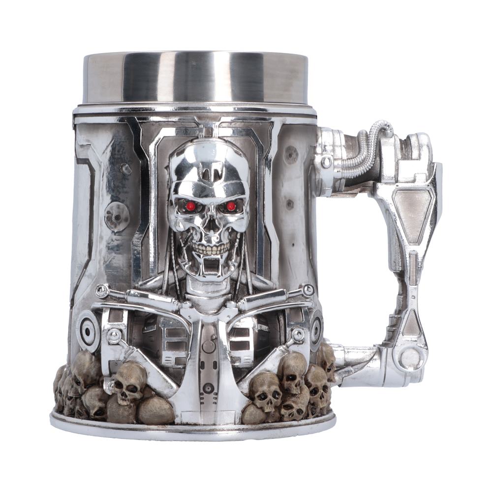 Terminator T-800 Tankard 15.5cm officially licensed Terminator 2 collectible