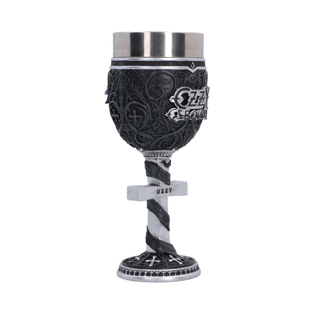 Gothic rock memorabilia Prince of Darkness Ozzy Osbourne heavy metal goblet collectible