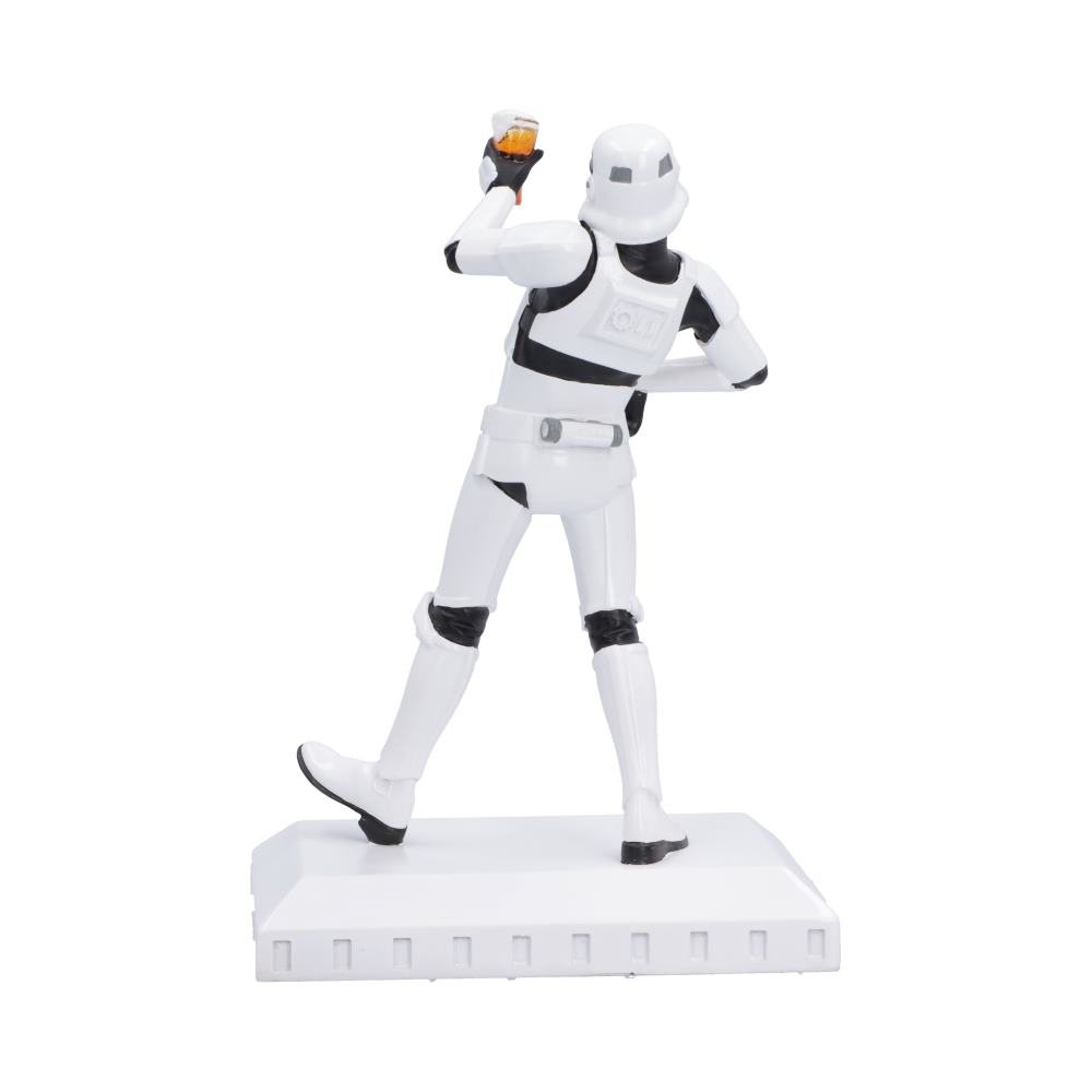Rear view of Original Stormtrooper Raise a Glass collectible
