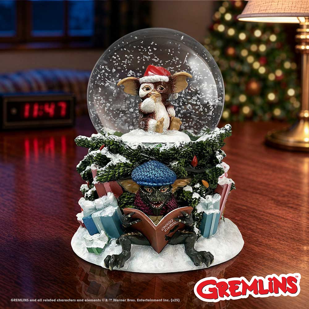 Gremlins Christmas Carol Snow Globe festive collectible for fans and snow globe collectors