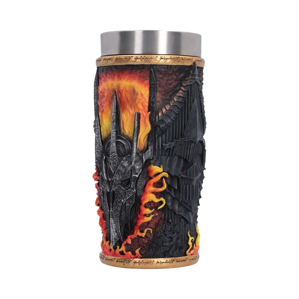 Side view of 20cm Lord of the Rings Sauron high-quality resin collectible drinkware
