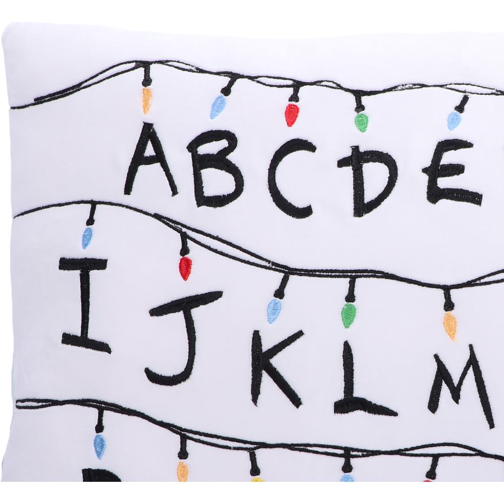 Stranger Things Hawkins silhouette cushion