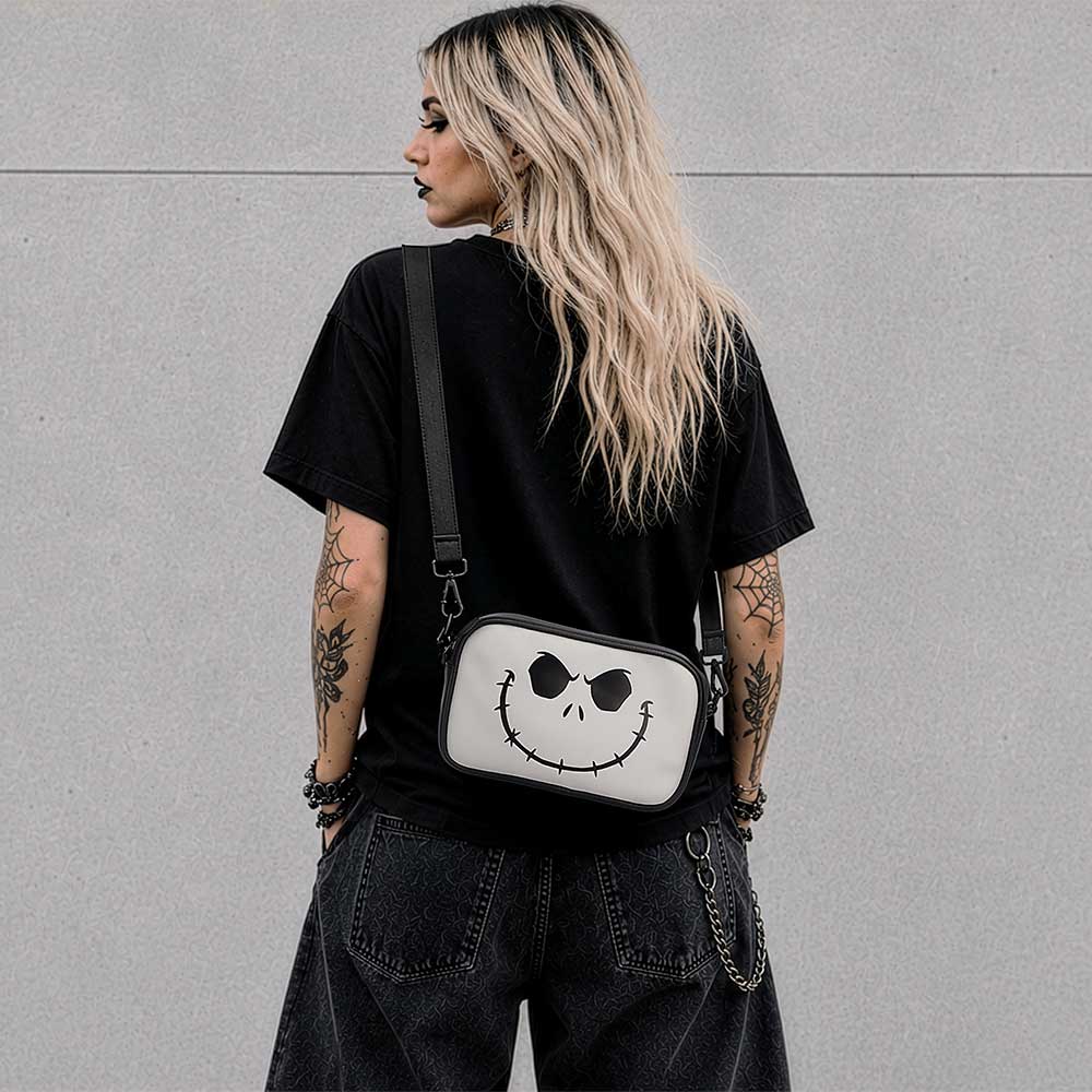 The Nightmare Before Christmas Jack Bag displayed as a fan accessory