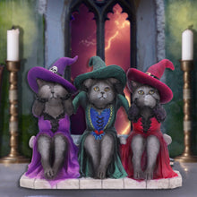 Load image into Gallery viewer, Three Wise Witchy Kittys 15.3cm
