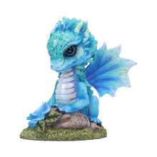 Load image into Gallery viewer, Blue Poppy Flower Dragon 11cm
