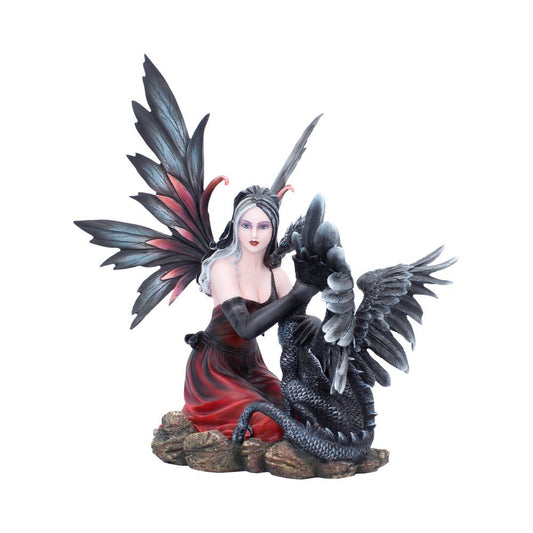 Dragons Whisper gothic fairy and dragon figurine