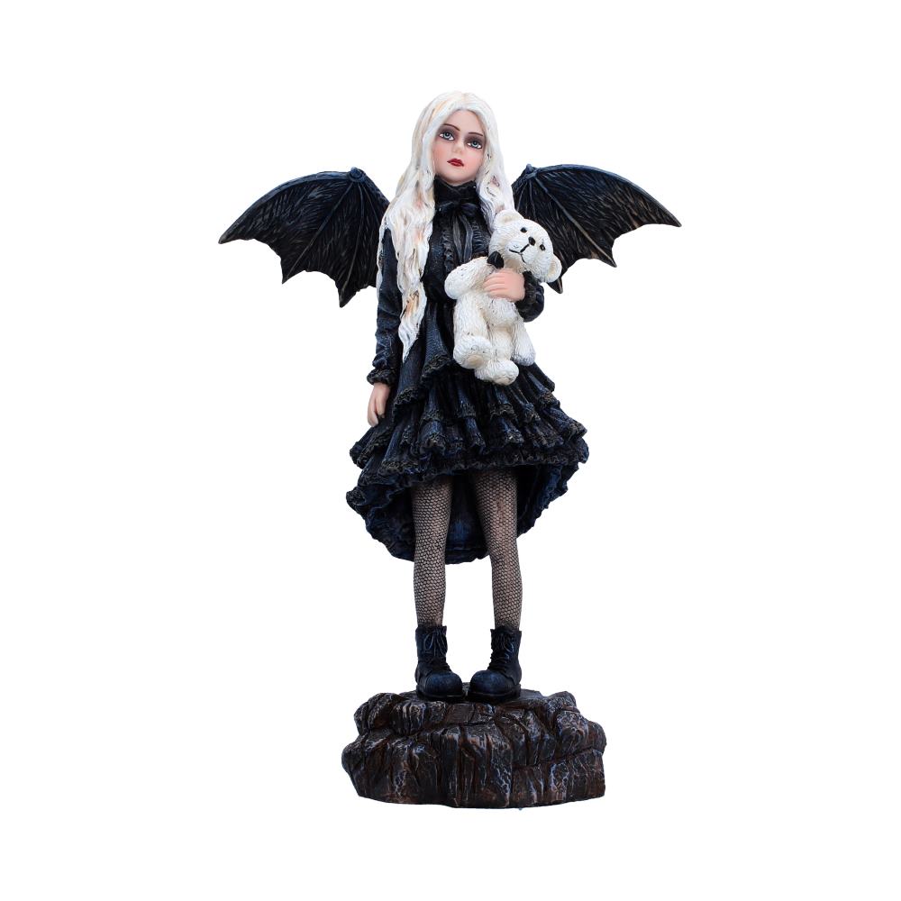 Gentle Hold gothic fairy figurine 25.5cm with teddy bear