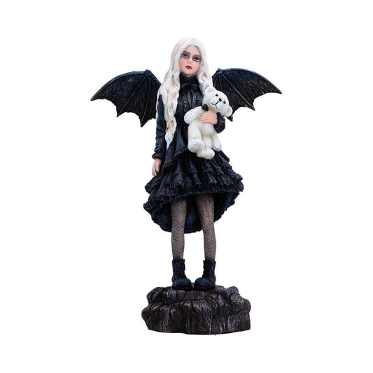 Gentle Hold gothic fairy figurine 25.5cm with teddy bear