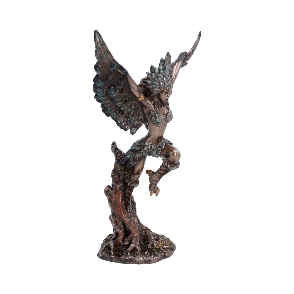 Harpy with spread wings fantasy ornament