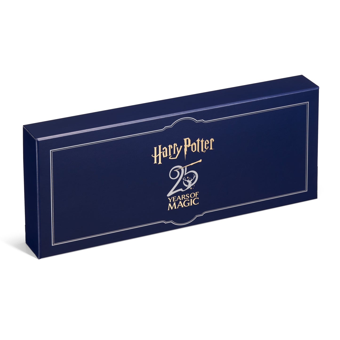 Collector box with gold and silver anniversary detailing